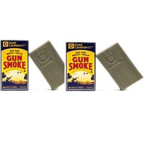 DUKE CANNON - BIG ASS BRICK OF SOAP - GUN SMOKE x 2 BARS